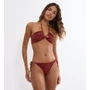 Kép 1/2 - Midnight Swim Bandeau bikini felső - piros mintás