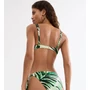 Kép 2/2 - Summer Palm WP szivacsos, merevítős bikini felső - zöld mintás