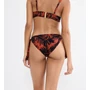 Kép 2/2 - Summer Palm Tai bikini alsó - fekete mintás