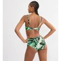 Kép 2/2 - Summer Palm W merevítős bikini felső - zöld mintás