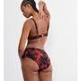 Kép 2/2 - Summer Palm W merevítős bikini felső - fekete mintás