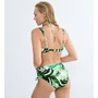 Kép 2/2 - Summer Palm DP szivacsos bikini felső - zöld mintás