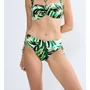 Kép 1/2 - Summer Palm Midi 01 bikini alsó - zöld mintás