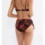 Kép 2/2 - Summer Palm Midi 01 bikini alsó - fekete mintás
