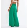 Kép 2/2 - Summer Satin Trousers női nadrág - zöld
